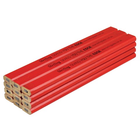 RED STERLING CARPENTERS PENCIL  